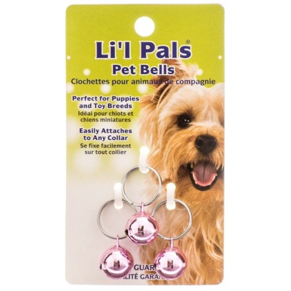 Lil Pals Pet Bells - Pink - 3 Pack