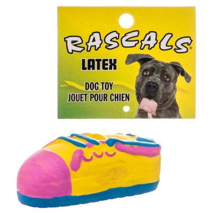 Rascals Latex Small Tennis Shoe Dog Toy - 3.5