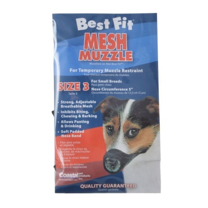 Nylon Fabridog Best Fit Muzzle - Size 3 (Dogs 12-24 lbs)