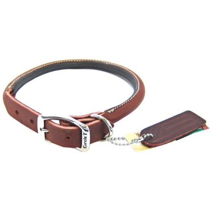 Circle T Latigo Leather Round Collar - 18