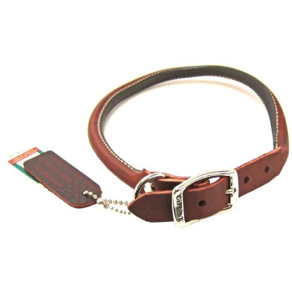 Circle T Latigo Leather Round Collar - 20