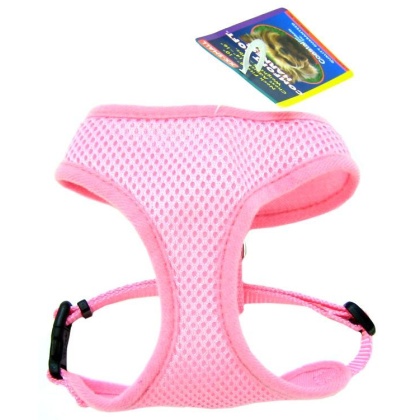 Coastal Pet Comfort Soft Adjustable Harness - Pink - X Small - Dogs 7-10 lbs - (Girth Size 16\