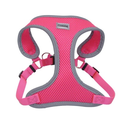 Coastal Pet Comfort Soft Reflective Wrap Adjustable Dog Harness - Neon Pink - Small - 19-23