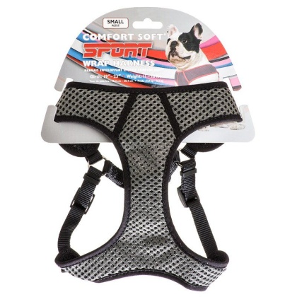 Coastal Pet Sport Wrap Adjustable Harness - Black - Small (Girth Size 19