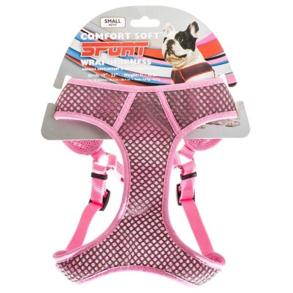 Coastal Pet Sport Wrap Adjustable Harness - Pink - Small (Girth Size 19\