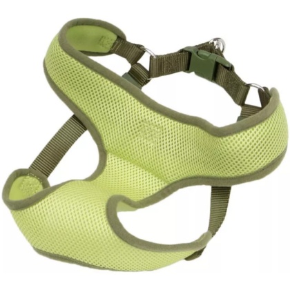 Coastal Pet Comfort Soft Nylon Adjusable Harness - Lime - Small (Girth Size 19