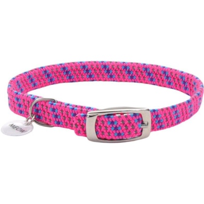 Coastal Pet Elastacat Reflective Safety Collar with Charm Pink - Small (Neck: 8-10\