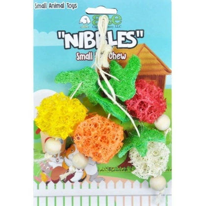 AE Cage Company Nibbles Fruit Bunch Loofah Chew Toy - 1 count