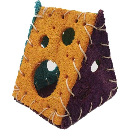 AE Cage Company Nibbles Loofah Cheese House - 1 count