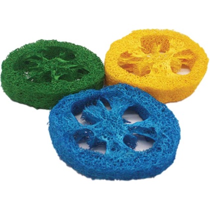 AE Cage Company Nibbles Loofah Slice Chew - 3 count