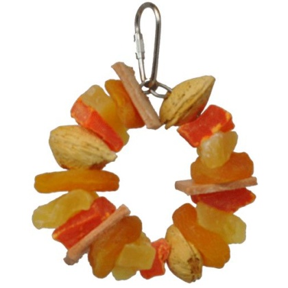 AE Cage Company Happy Beaks Fruit and Nut Ring Jr Tropical Delight - 1 count