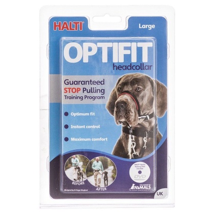 Halti Optifit Deluxe Headcollar for Dogs - Large - (Rottweiler, Great Dane, Newfoundland, Large German Shepherd)