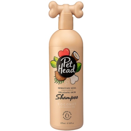 Pet Head Sensitive Soul Delicate Skin Shampoo for Dogs Coconut with Marula Oil - 16 oz