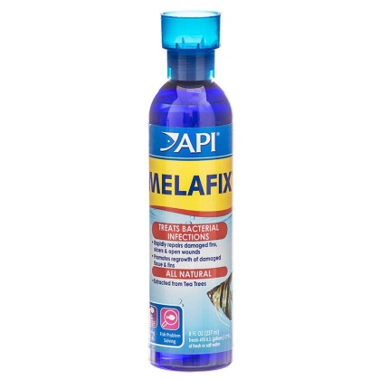 API MelaFix Antibacterial Fish Remedy - 8 oz Bottle (Treats 474 Gallons)