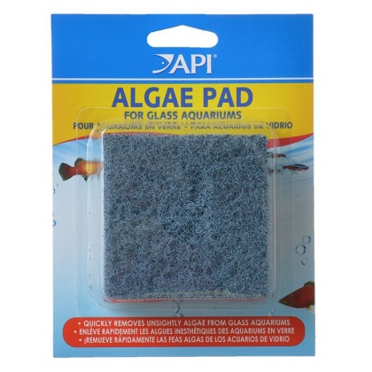 API Doc Wellfish\'s Hand Held Algae Pad for Glass Aquariums - Algae Pad - Glass