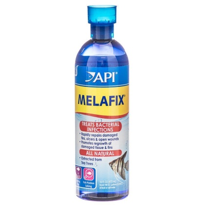 API MelaFix Antibacterial Fish Remedy - 16 oz Bottle (Treats 948 Gallons)