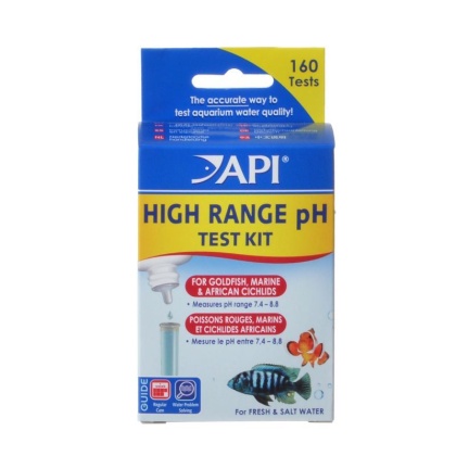 API pH High Range Test Kit FW & SW - 160 Tests