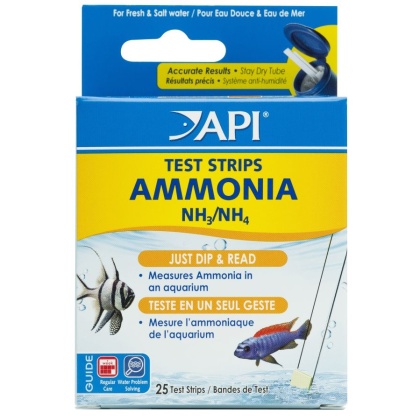 API Ammonia Test Strips - 25 Strips