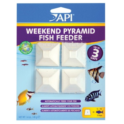 API 3-Day Pyramid Fish Feeder - Feeds 15-20 Fish for up to 4 Days