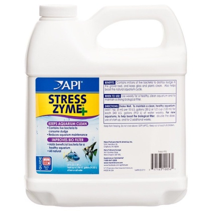 API Stress Zyme Plus - 64 oz (Treats 3,840 Gallons)