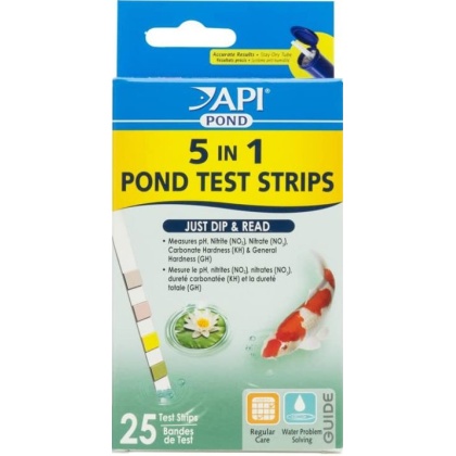 API Pondcare 5-in-1 Pond Test Strips - 25 count