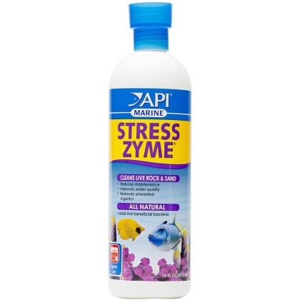 API Marine Stress Zyme Bacterial Cleaner - 16 oz