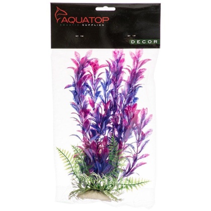 Aquatop Hygro Aquarium Plant - Pink & Purple - 9\