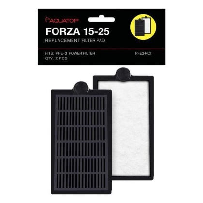 Aquatop Replacement Filter Pads with Activated Carbon - Pads for PFE-3 Power Filter - 2 Pack