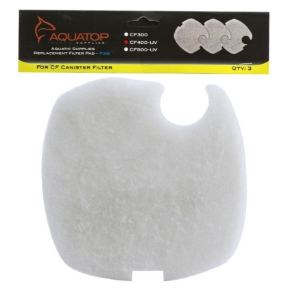 Aquatop Replacement Fine Filter Pads - For CF400-UV - Fine (3 Pack)