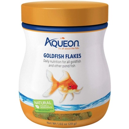 Aqueon Goldfish Flakes - 1.02 oz