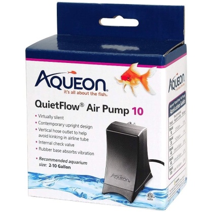 Aqueon QuietFlow Air Pump - Air Pump 10 - (2-10 Gallon Aquariums)