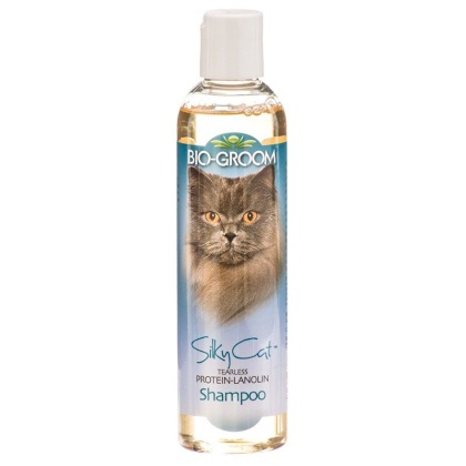 Bio Groom Silky Cat Tearless Protein & Lanolin Shampoo - 8 oz