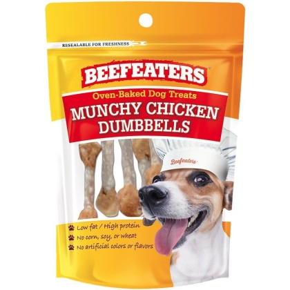Beefeaters Oven Baked Munchy Chicken Dumbells Dog Treat - 2.11 oz