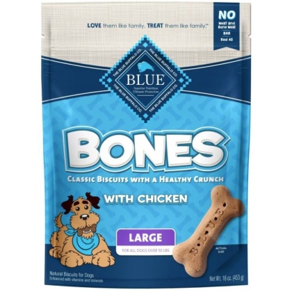 Blue Buffalo Classic Bone Biscuits with Chicken Large - 16 oz