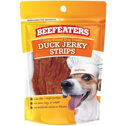 Beefeaters Oven Baked Duck Jerky Strips for Dogs - 24 oz