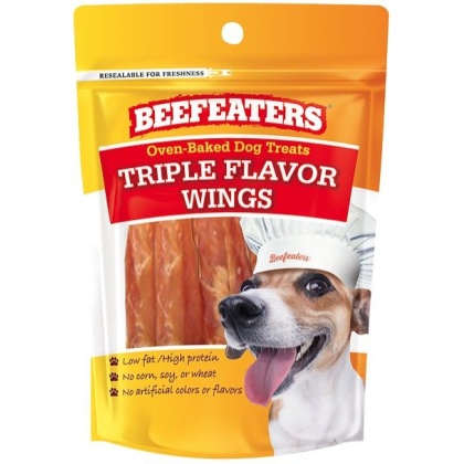 Beefeaters Oven Baked Triple Flavor Wings Dog Treat - 1.48 oz