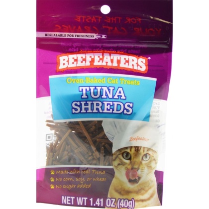 Beefeaters Oven Baked Tuna Shreds Cat Treats - 1.41 oz