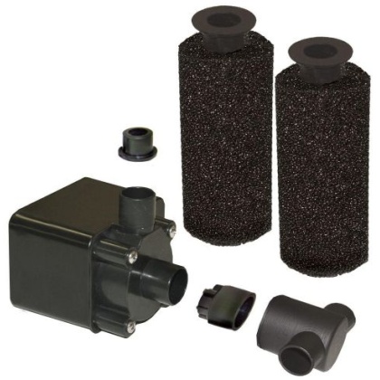 Beckett Submersible Pond and Waterfall Pump with Pre-Filters - 900 GPH