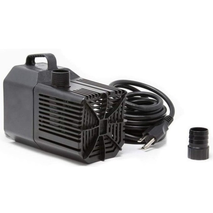 Beckett Spaces Places Submersible Auto Shut Off Pond or Waterfall Pump Black - 1,250 GPH