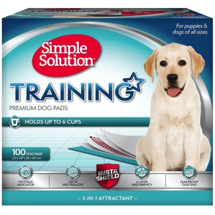 Simple Solution Training Premium Dog Pads - 24\