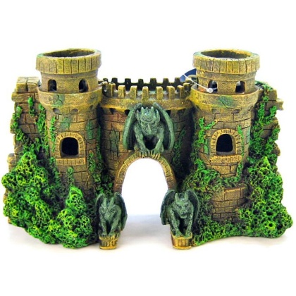 Blue Ribbon Castle Fortress with Gargoyle Ornament - Large - 10