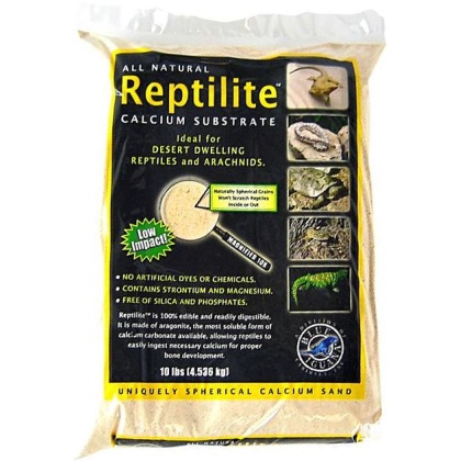 Blue Iguana Reptilite Calcium Substrate for Reptiles - Aztec Gold - 40 lbs - (4 x 10 lb Bags)