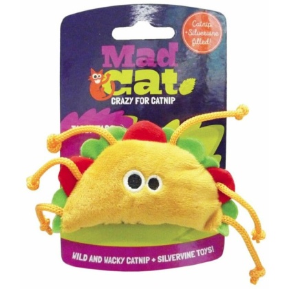 Mad Cat Tabby Taco Cat Toy - 1 count