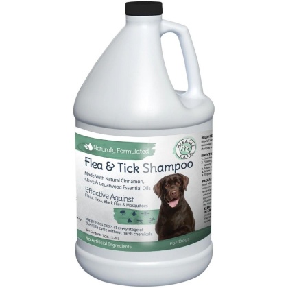 Miracle Care Natural Flea & Tick Shampoo for Dogs - 1 Gallon