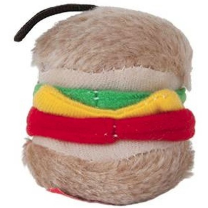 Petmate Booda Zoobilee Hamburger Plush Dog Toy - 1 count