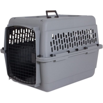 Aspen Pet Traditional Pet Kennel - Gray - Dogs 20-30 lbs - (28