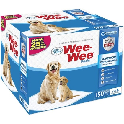 Four Paws Wee Wee Pads Original - 150 Pack - Box (22\
