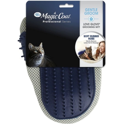 Four Paws Love Glove Grooming Mitt for Cats - One Size Fits All - (9
