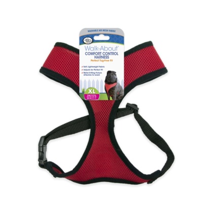 Four Paws Comfort Control Harness - Red - X-Large - For Dogs 29-29 lbs (20\
