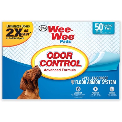 Four Paws Wee Wee Pads - Odor Control - 50 Pack - (22\